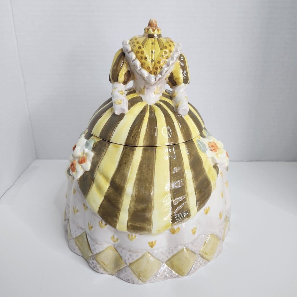 International Art Victorian Dress Form Mannequin Shaped Cookie Jar